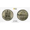 Image 1 : HAMBURG: Free Hanseatic City, AR dreiling, 1833, PCGS MS64