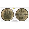 Image 1 : HAMBURG: Free Hanseatic City, AR sechsling, 1851, PCGS MS65