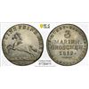 Image 1 : HANOVER: George III, 1814-1820, AR 3 groshchen, 1819, PCGS MS63