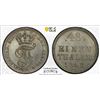 Image 1 : MECKLENBURG-SCHWERIN: Friedrich Franz II, 1842-1883, AR 1/48 thaler, 1848, PCGS MS62