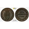 Image 1 : NASSAU: Adolf, 1839-1866, AE kreuzer, 1855, PCGS MS64 BN