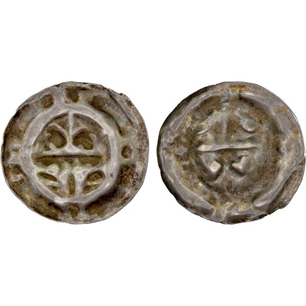 NORDHAUSEN: City, AR hohlpfennig (0.37g), ND (ca. 1400), VF