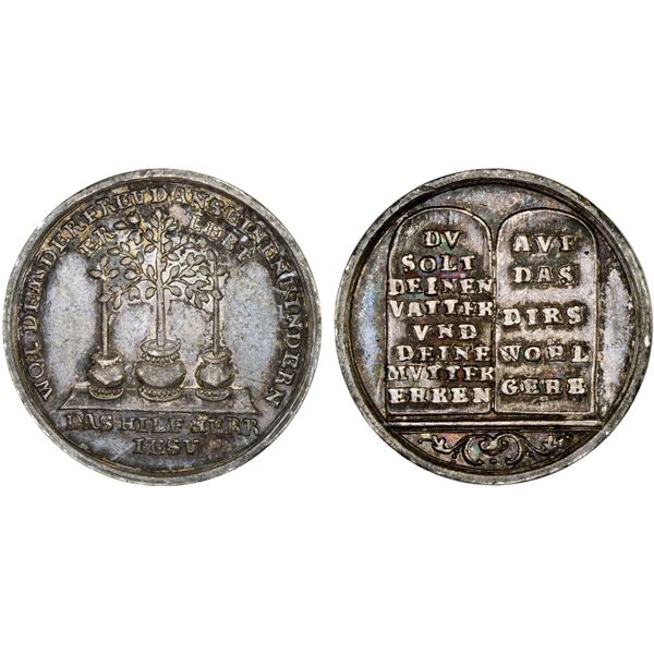 NUREMBERG: Free Imperial City, AR ducat (2.78g), ND (ca. 1700's), XF