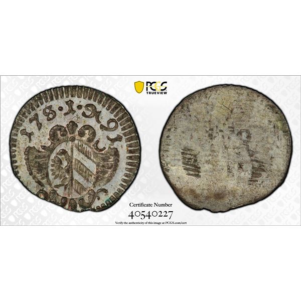 NUREMBERG: Free Imperial City, AR pfennig, 1791, PCGS MS64