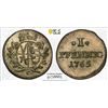 Image 1 : SAXONY: Friedrich August III, 1763-1806, BI pfennig, 1765-C, PCGS MS63