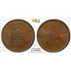 SAXONY: Friedrich August II, 1836-1854, AE 3 pfennig, 1837-G, PCGS MS64 BN