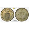 SAXONY: Johann, 1854-1873, BI 1/2 neugroschen / 5 pfennig, 1856-F, PCGS MS63