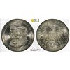 SAXONY: Friedrich August III, 1904-1918, AR 2 mark, 1909, PCGS MS65
