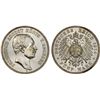 SAXONY: Friedrich August III, 1904-1918, AR 5 mark, 1914-E, Unc
