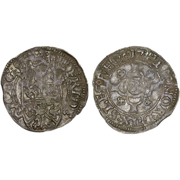 SCHLESWIG-HOLSTEIN-GOTTORP: Friedrich III, 1616-1659, AR 1/16 thaler (1)617, XF