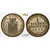 SCHWARZBURG-SONDERSHAUSEN: Günther Friedrich Karl II, 1835-1880, AR groschen, 1858-A, PCGS MS65