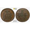 WALDECK-PYRMONT: Georg II, 1813-1845, AE 3 pfennig, 1819, PCGS MS63 BN