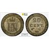 Image 1 : WESTPHALIA: Jérôme Bonaparte, 1807-1813, BI 20 centimes, Kassel, 1812, PCGS MS63