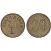Image 1 : GERMANY: 20 pfennig token, ND, XF