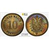 Image 1 : GERMANY: Kaiserreich, 10 pfennig, 1874-E, PCGS MS64