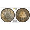 Image 1 : GERMANY: Kaiserreich, AR mark, 1886-A, PCGS MS63