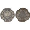 Image 1 : GERMANY: Kaiserreich, AR 1/2 mark, Stuttgart, 1905-F, NGC Proof 62