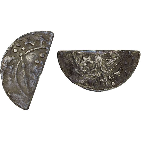SCOTLAND: William I, 1165-1214, AR cut halfpenny (0.57g), Roxburgh, ND, Fine