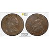 Image 1 : GREAT BRITAIN: George III, 1760-1820, AE 1/2 penny, 1775, PCGS AU58