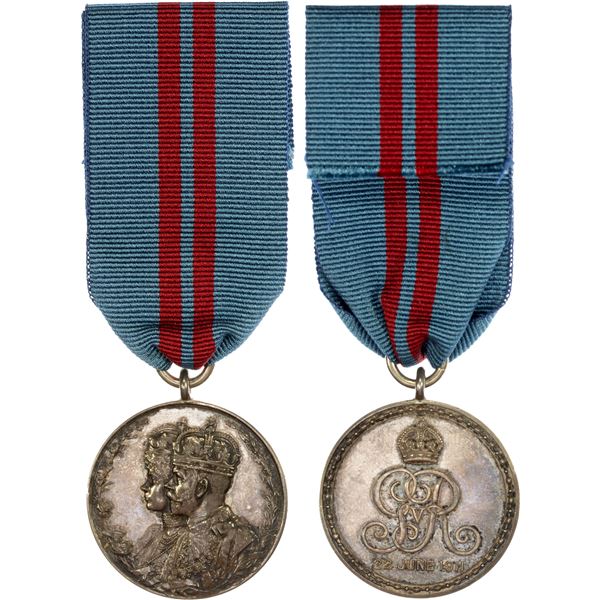 GREAT BRITAIN: George V, 1910-1936, AR coronation medal, AU