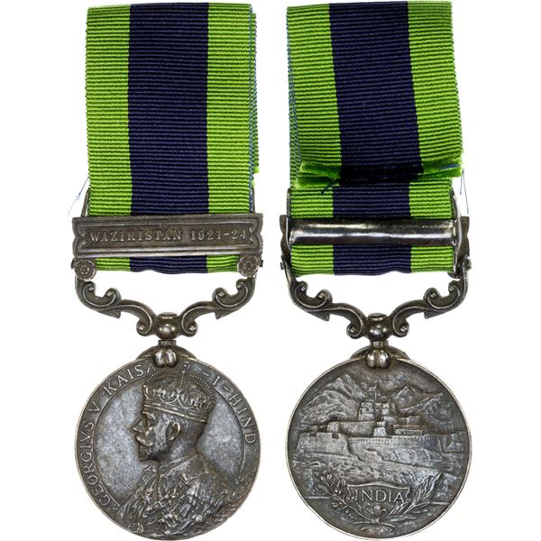 GREAT BRITAIN: George V, 1910-1936, AR medal, India General Service Medal, XF