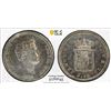 Image 1 : NAPLES & SICILY: Ferdinando II, 1830-1859, AR 10 grana, 1839, PCGS AU details