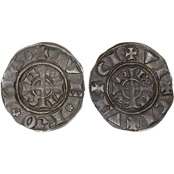VERONA: Municipal Coinage, AR grosso da 20 denari (1.19g), Verona, ND (1236-59), Choice VF