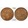 ITALY: Vittorio Emanuele II, 1861-1878, AE 5 centesimi, 1861-M, PCGS MS65 RB