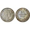 NETHERLANDS: Wilhelmina I, 1890-1948, AR 10 cents, 1901, XF