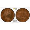 Image 1 : SWEDEN: Carl XIV Johan, 1818-1844, AE 1/2 skilling, 1832, PCGS MS65 RB