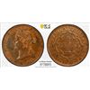 Image 1 : EAST AFRICA PROTECTORATE: Victoria, 1837-1901, AE pice, 1897, PCGS AU details