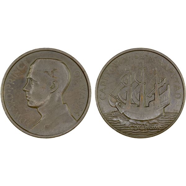 SOUTH AFRICA: AE medal (17.72g), 1925, VF