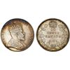 CANADA: Edward VII, 1901-1910, AR 10 cents, 1904, XF