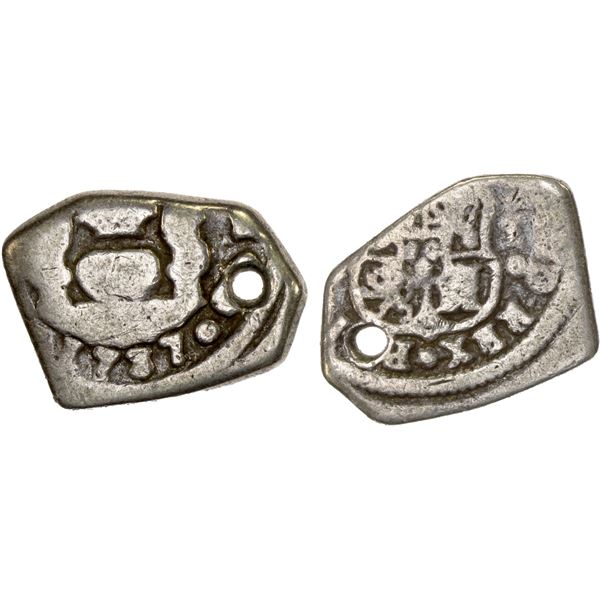 GUATEMALA: Felipe V, 1700-1746, AR real (2.94g), 1737-G, Good to VG