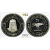 Image 1 : AJMAN: Rashid Bin Hamad al-Naimi, 1928-1981, AR 7½ riyals, 1970/AH1389, PCGS Proof 64 DCAM