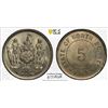 Image 1 : BRITISH NORTH BORNEO: Protectorate, 5 cents, 1941-H, PCGS MS63