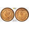 Image 1 : CEYLON: Victoria, 1837-1901, AE 1/4 cent, 1901, PCGS MS64 RD