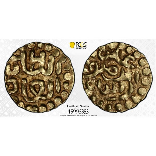 INDONESIA: ACEH: Ali ibn Munawar Shah, 1586-1589, AV mas (0.59g), PCGS AU58. CAC