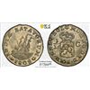 Image 1 : NETHERLANDS EAST INDIES: Batavian Republic, AR 1/16 gulden, 1802, PCGS UNC details