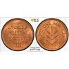 Image 1 : PALESTINE: British Mandate, AE mil, 1944, PCGS MS64 RB