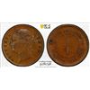 Image 1 : STRAITS SETTLEMENTS: Victoria, 1867-1901, AE 1/4 cent, 1889, PCGS AU58