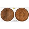 Image 1 : STRAITS SETTLEMENTS: Edward VII, 1901-1910, AE 1/4 cent, 1908, PCGS MS64 BN