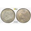 Image 1 : STRAITS SETTLEMENTS: George V, 1910-1936, AR 50 cents, 1920, PCGS MS63