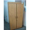 Image 1 : Cherry Highboy 2 Door Storage Cabinet