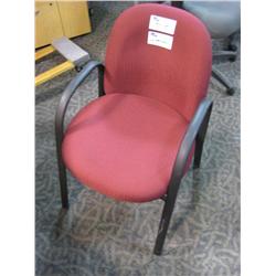 Burgandy Client Chair