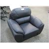 Image 3 : Black Leather 3 Piece Sofa Set