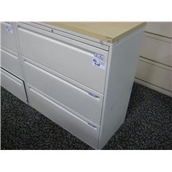 Haworth 3 Drawer Lateral File Cabinet