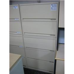 Storwal 5 Drawer Lateral File Cabinet