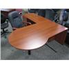 Image 1 : Mahogany L-shape Executive Desk
