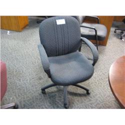 Grey Mid Back Ergonomic Tilter Chair